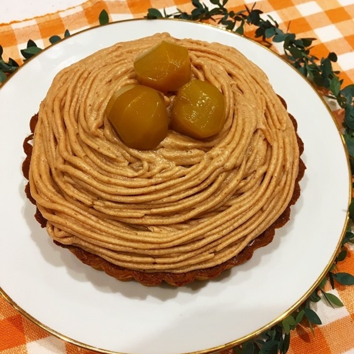 モンブランタルト レシピ 作り方 By 楽天出店店舗 パンとお菓子材料のマルコ 楽天レシピ